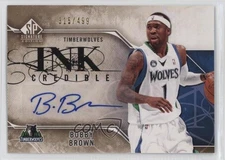 2009-10 SP Signature Edition Inkcredible /499 Bobby Brown #I-BB Auto