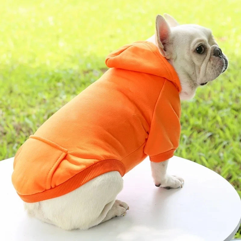 Suéter para Perros Sudadera con Capucha Cálida Franela Sudadera Térmica Abrigo de Invierno, Chaleco para Perros Ropa Foto 2 de 4