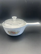 Vtg Spice Of Life SAUCE PAN/LID Corning Ware 1.5 PINT P-82-B La Marjolaine
