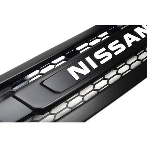 Grille Front Gloss Black Amber LED Red Logo For Nissan Pathfinder R51 2009-2012 - Picture 4 of 11