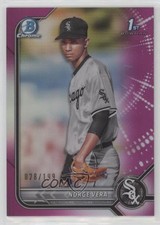 2022 Bowman Chrome Prospects Fuchsia Refractor 28/199 Norge Vera #BCP-100 1u6