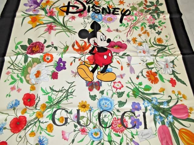 Limited Edition Disney x Gucci Floral Mickey Mouse Wall Art