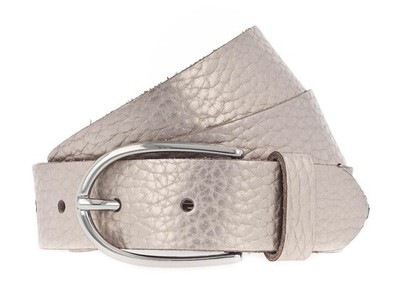 Vanzetti Glitter Radiance 30mm Metallic Belt W110 Gürtel Platinumgold Metallic