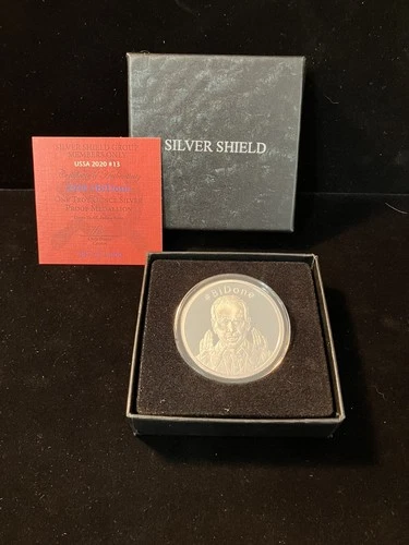 1oz Silver .999 Proof BiDone 2020 Biden Pure COA BOX SSG Silver Shield Limited A