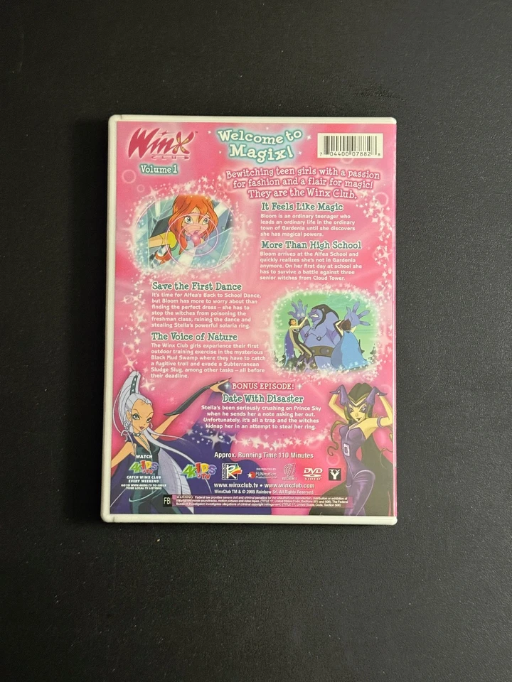 WINX CLUB WELCOME TO MAGIX - USED DVD MOVIE - Image 2 of 3