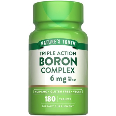 Boron Complex Supplement 6mg | 180 Vegan Non-GMO Gluten-Free Capsules
