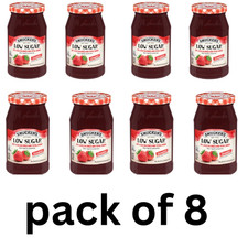 Smucker's Low Sugar Reduced Sugar Strawberry Preserves, 15.5 oz pack of 8 