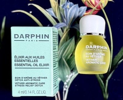 Darphin Essential Oil Elixir Vetiver Aromatic Care Stress Relief Detox  4ml