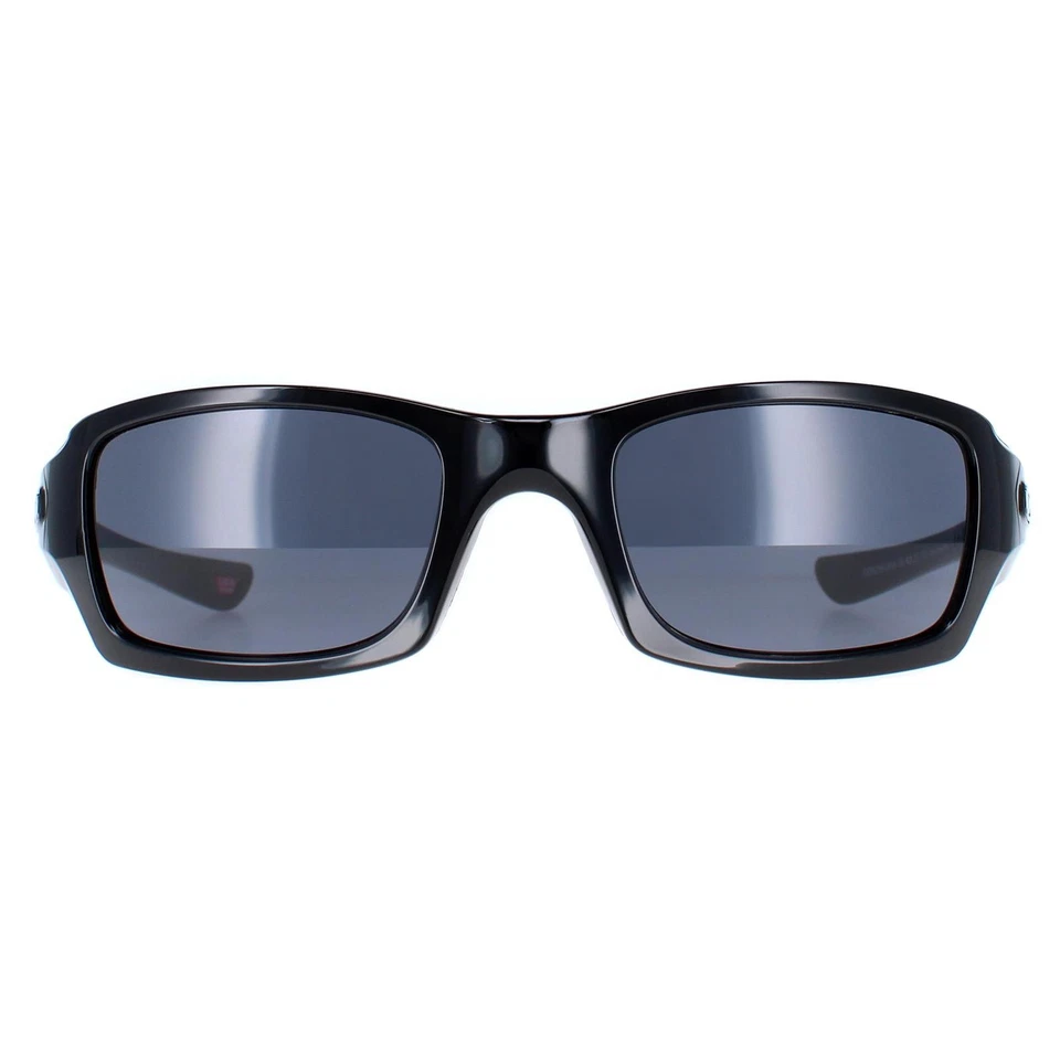 Lunettes Oakley Fives Squared OO9238-04 Noir Poli Gris - Photo 1/4