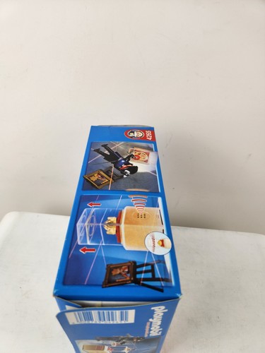 Canne à Pêche Playmobil Noire - Accessoire Pour Figurines, Bon état, Légères Traces D'usage