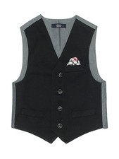 Nautica Boys Black Tuxedo Vest 4