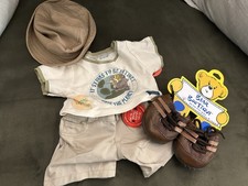 Build A Bear Park Ranger Hiking Clothing - Hat, Sneakers, Hiking Shorts, Top