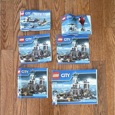 LEGO CITY Prison Island 60130 Illustrated Instruction Manual Booklets English