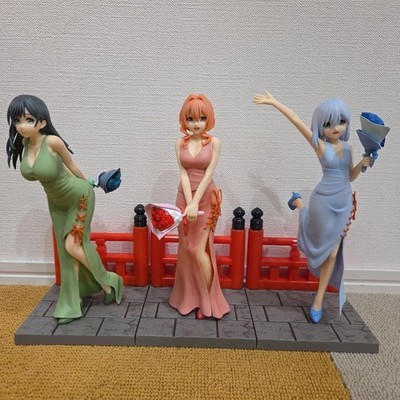Amagami Sanchi no Enmusubi Figur 3er Set Authentic Collectible Anime Figures