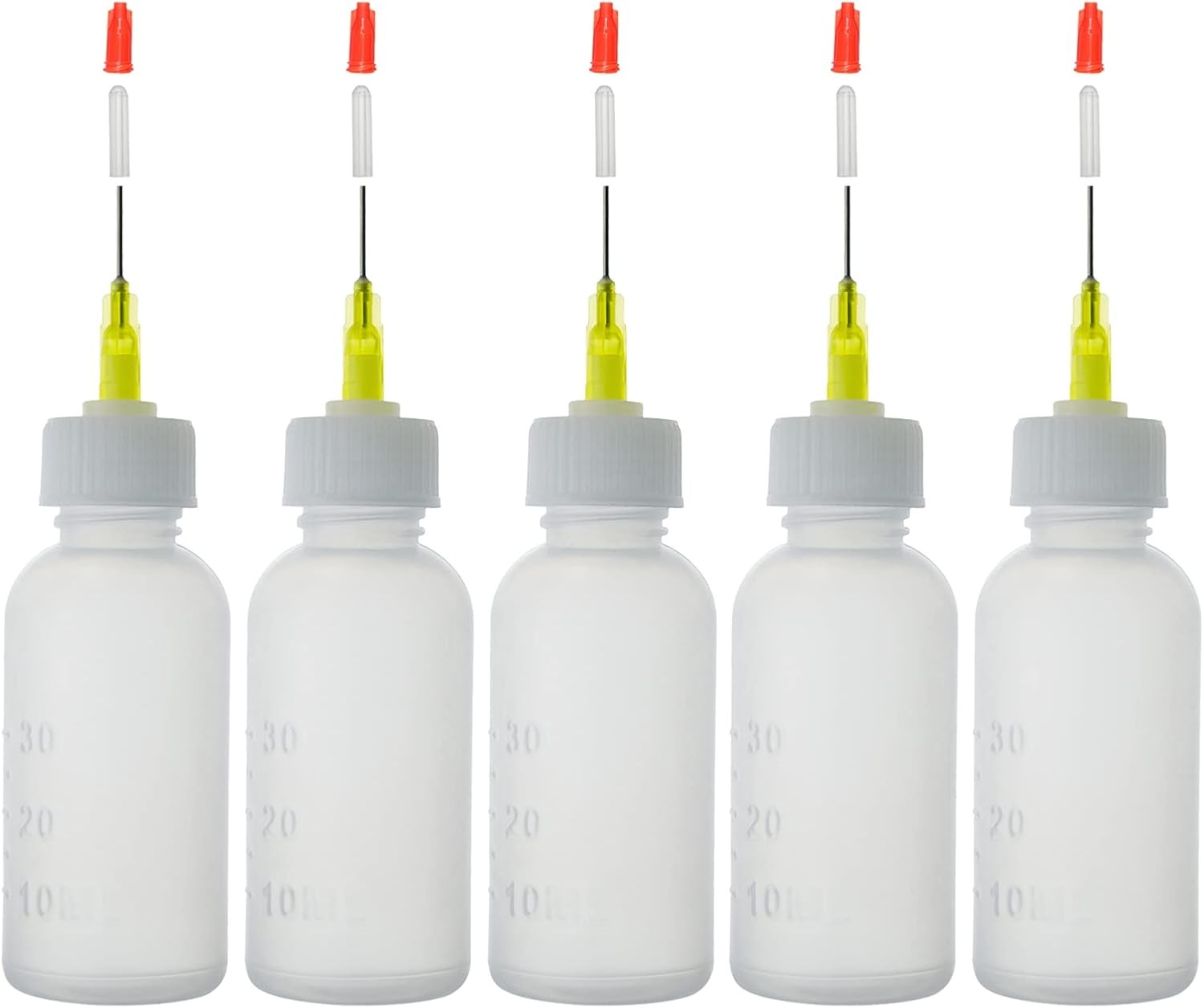 LMYKH 30ml Needle Applicator Squeeze Bottle with Fine Tip for Glue Paint