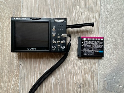 Sony Cybershot DSC-T10 7.2MP Digital Compact Camera - Black (Q37) GOOD CONDITION - Picture 4 of 13