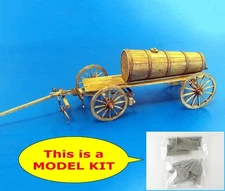 Plus Model 1/35 Wooden Hay Wagon with Slurry Tank Liquid Manure Spreader 428