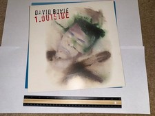 David Bowie 1995 1 Outside  2-sided PROMO poster flat