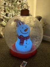 Remote control LED Inflatable ChristmasSnowman & Snow Globe