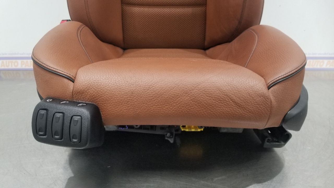11 MERCEDES BENZ SLS AMG C197 HEATED SEAT FRONT LEFT DRIVER BROWN LEATHER