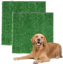 Large Pet Dog Toilet Mat Indoor Restroom Training Grass Potty Pad Loo Tray Pad