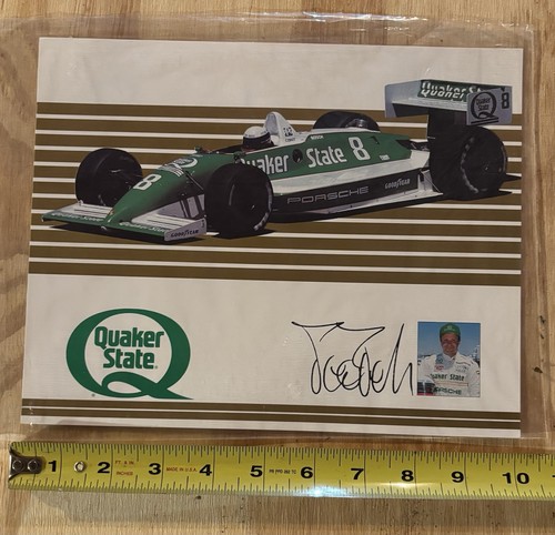 Teo Fabi Porsche March 89P Signed print