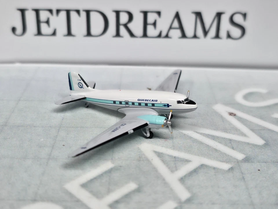 1/400 QUEBECAIR DOUGLAS CORP DC-3 (C-47A) 1960-Е ЦВЕТА CF-QBM АЭРОКЛАССИКА - Изображение 4 из 4