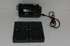 JVC Everio GZ-HM320BU HD Digital Camcorder 8GB Black TESTED