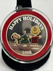 1998 Snoopy & Charlie Brown Happy Holidays .999 1 Oz Silver Round