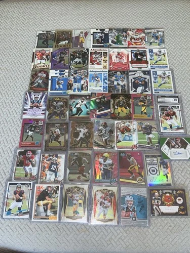 Huge NFL Rookie Card Lot (49) Autographs JJ McCarthy Joe Burrow Jordan Love RC’s