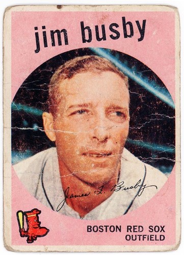 Jim Busby #185 1959 Venezuela Topps card