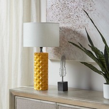 Bedroom Geometric Ceramic Table Lamp For Living Room