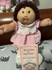 Cabbagepatch 1985 PMI Original Outfit And Diaper Hm2 Brown Hair Eyes Minty Vint