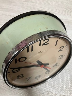 Seiko TTF-531 Transistor Wall Clock Vintage Bus Clock Marine