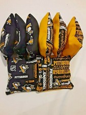 8 Cornhole Bag Set Corn Hole Pittsburgh Penguins YW/BLK