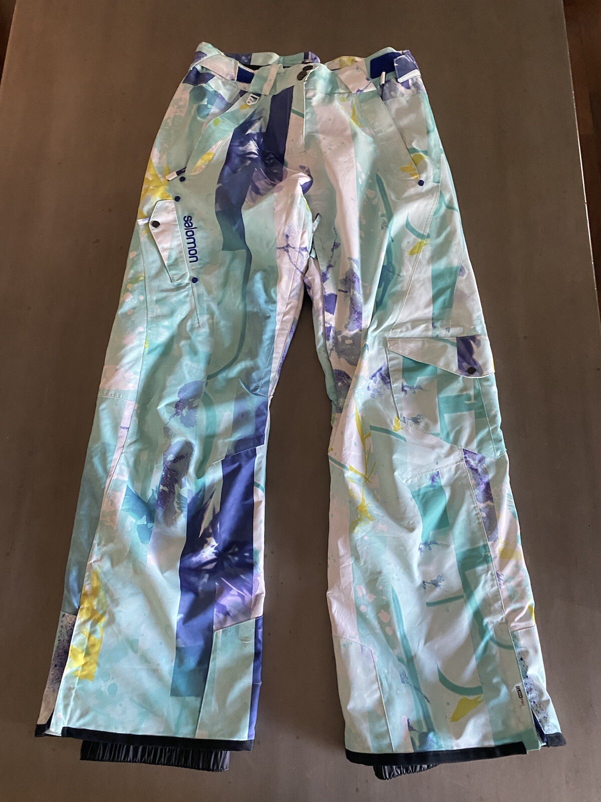 Salomon Sci Snowboard Pantaloni Adolescenti Giovani Large 13+ multicolore Taglia S