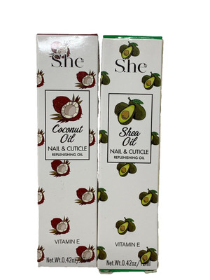 S.he Nail & Cuticle Oil Brush - All 2 PCs! Keep your Finger & Nail moisturized