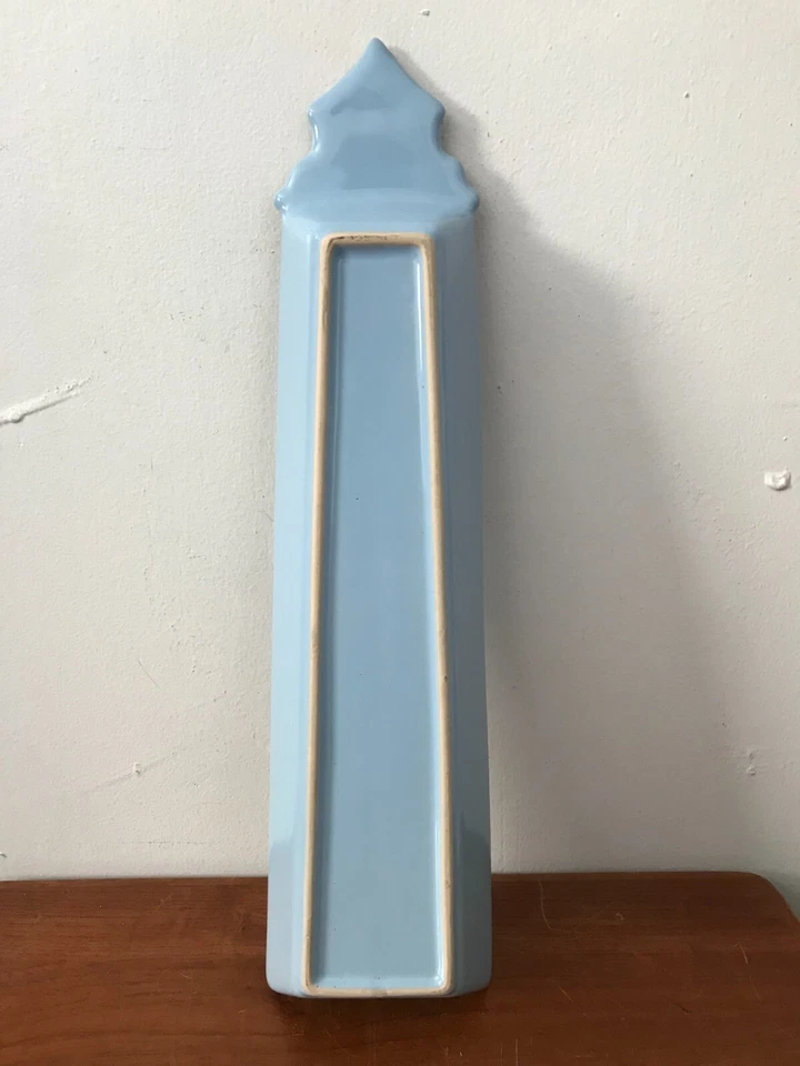 Coastline Imports Stoneware FISHY Blue Lighthouse Snack Cheese Serving Tray Dish - Image 3 of 4