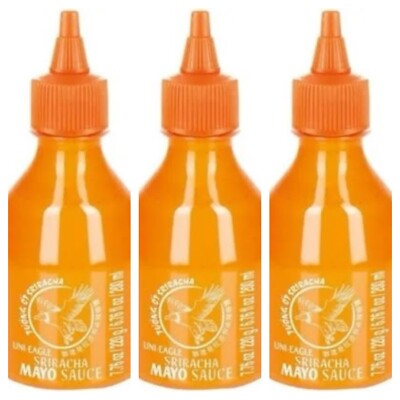 3× Uni Eagle  Sriracha mayo Chili Sauce 200g each