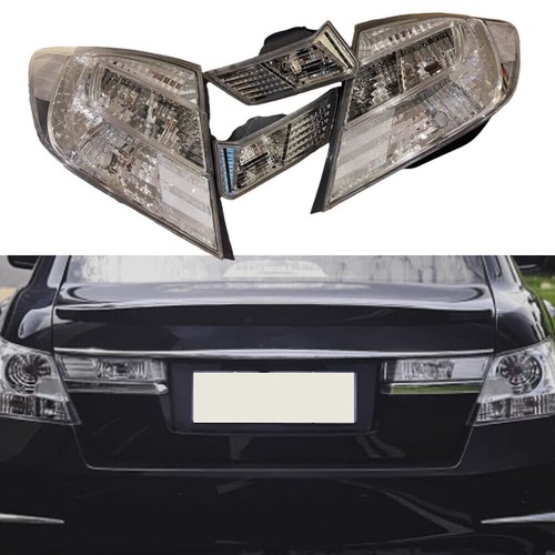 New Crystal Clear Lens Brake Tail Light Turn Signal Cover For 08-12 Accord Sedan - Bild 6 von 10