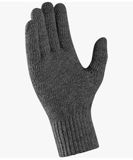 2 Pack Adult Winter Magic Gloves Stretchy Warm Knit Gloves, Men Or Women, Gray