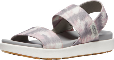 Keen Damen Elle Backstrap  Riemensandalen 1027159 Stretch-Riemen Grau/Rosa