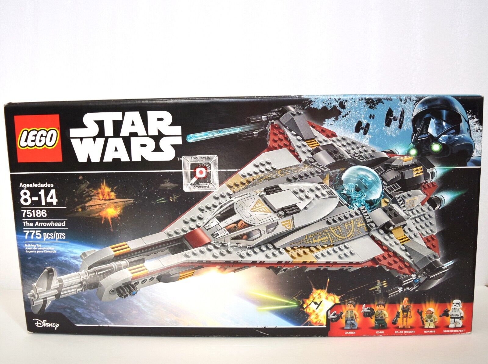New In Box LEGO Star Wars The Arrowhead 75186 (Retired) Building Kit w/ Mini Fig