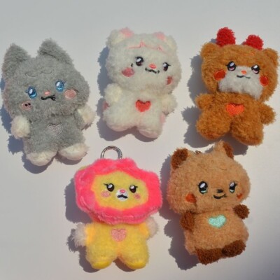 Kpop GIDLE I SWAY KLAXON Plush Keychain Doll Minini YUQI Soyeon