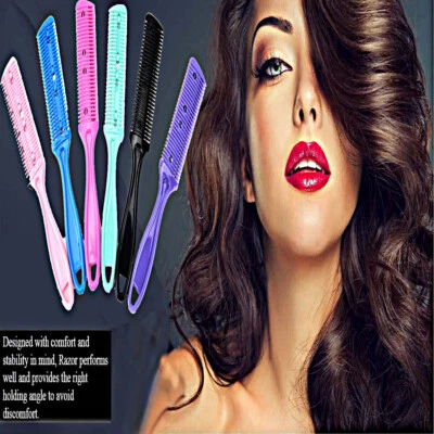 HAIRDRESSING HAIR SHAPER THINNING LAYER HAIR CUTTING RAZOR COMB LIGHTWEIGHT LGB