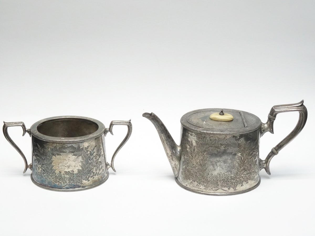 ANTIQUE JAMES DEAKIN & SONS J.D. & S Co EP SILVER PLATE TEA POT