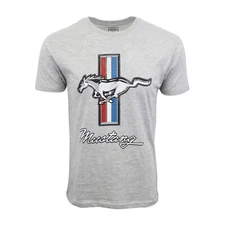 FORD MUSTANG T SHIRT OFFICIAL ITEM GRAY