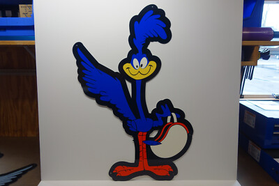 Road Runner ROADRUNNER 29 inch steel die cut sign 1/8'' thick MOPAR BEEP BEEP!