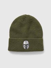 NWT GAP Star Wars The Mandalorian Beanie Sweater Hat Knit Hat Cap Kid Boys L XL