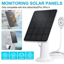 Magnetic Solar Panel Charger for Arlo Ultra/Ultra2/Pro 3/Pro 4 Security Camera